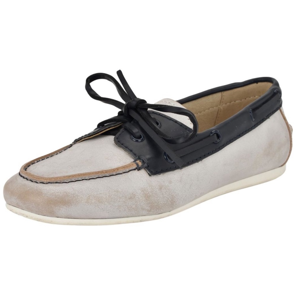 Nine West Women's Yacht Loafer, White/Blue Multi 142, size 10 new in box!